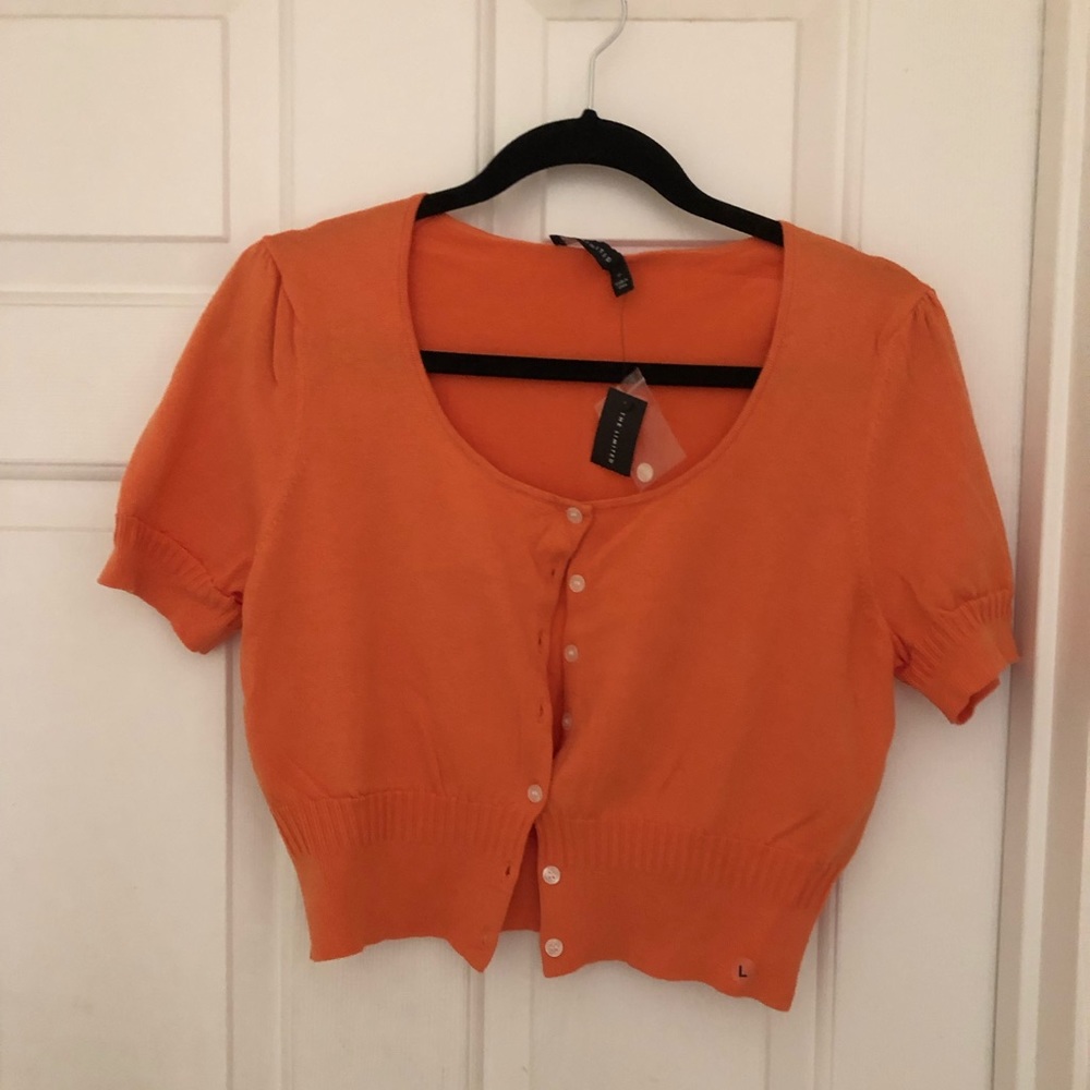 Cropped sweater shrug
